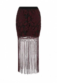Юбка Lost Ink FRINGED LACE MINI