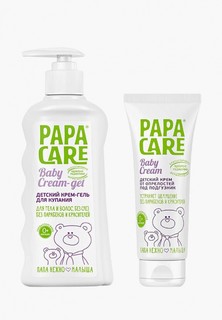 Набор для ухода за телом Papa Care Детский крем-гель для купания 250 мл + Детский крем под подгузник 100 мл