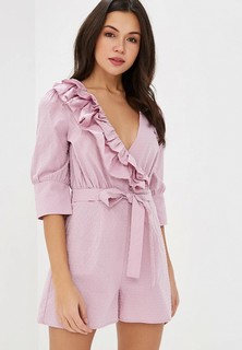 Комбинезон LOST INK DOBBY FRILL WRAP PLAYSUIT