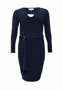 Платье LOST INK CURVE DRESS WITH COWL NECK & BELT