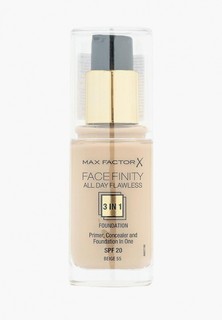 Тональное средство Max Factor Facefinity All Day Flawless 3-in-1, 55 тон beige