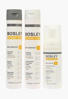 Набор для ухода за волосами Bosley "Желтая система" для нормальных и тонких окрашенных