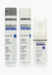 Набор для ухода за волосами Bosley "Синяя система" для истонченных неокрашенных волос