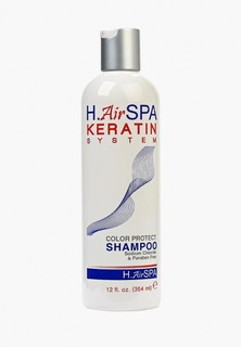Шампунь H.AirSpa кератиновый для окрашенных волос, 355 мл