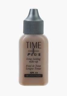 Тональное средство Seventeen Seventeen. длительного действия т.5 "TIME PLUS LONGLASTING MAKE UP" Темно-бежевый