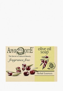 Мыло Aphrodite оливковое натуральное, без отдушек, 100 г