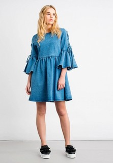 Платье джинсовое LOST INK TIE SLEEVE SWING DENIM DRESS