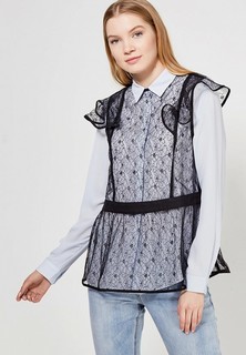 Рубашка LOST INK 2 IN 1 LACE LAYER SHIRT