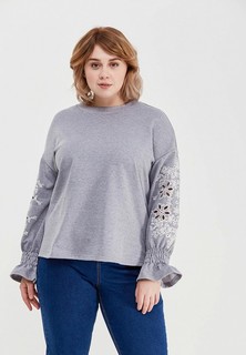 Свитшот LOST INK PLUS SWEAT WITH BRODERIE SLEEVES