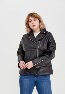 Куртка кожаная LOST INK PLUS BIKER JACKET IN TEXTURED PU