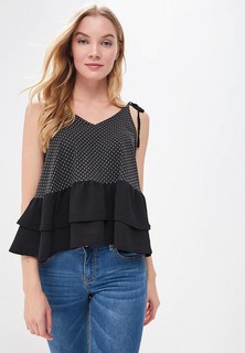 Топ LOST INK SPOTTED CAMI WITH WOVEN HEM