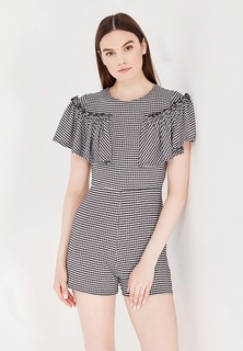 Комбинезон LOST INK GINGHAM FRILL SLEEVE PLAYSUIT ZX