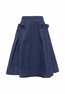 Юбка LOST INK DENIM FRILL MIDI