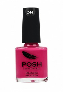 Гель-лак для ногтей Posh Гибрид без УФ лампы Тон 244 пионовый