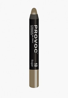 Тени для век Provoc Eyeshadow Pencil 10 водостойкие (оливковый, шиммер)