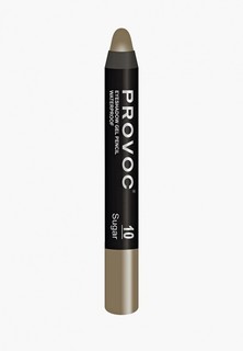 Тени для век Provoc Eyeshadow Pencil 10 водостойкие (оливковый, шиммер)