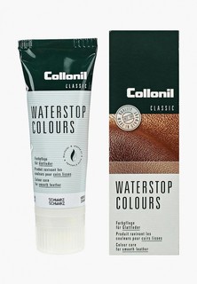 Крем для обуви Collonil Waterstop Colours, черный, для гладкой кожи, 75 мл.