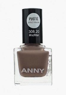Лак для ногтей Anny тон 308.20 светлый пурпурно-серый с матовым эффектом