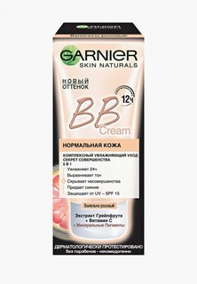 BB-Крем Garnier для лица, "Секрет совершенства", увлажняющий, SPF 15, ванильно-розовый, 50 мл
