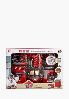 Набор игровой Abtoys Помогаю Маме. Кухонная техника, эл/мех, с аксессуарами, со световыми и звуковыми эффектами, в коробке, 38x9,5x28 см