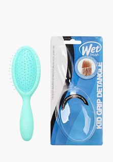 Расческа Wet Brush KID GRIP AQUA ля волос специально для детей (мятная)