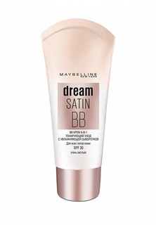 BB-Крем Maybelline New York для лица "Dream Satin", увлажняющий, SPF 30, очень светлый, 30 мл