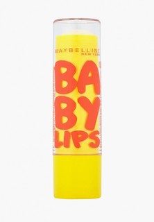 Бальзам для губ Maybelline New York "Baby Lips, Бережный уход", для чувствительной кожи губ, восстанавливающий и увлажняющий, бесцветный с запахом, 1,78 мл