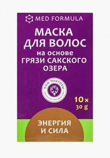 Маска для волос Мануфактура Дом Природы "Энергия и сила" на основе грязи Сакского озера (стимулятор роста), на основе Сакской грязи 10 саше