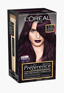 Краска для волос LOreal Paris LOreal "Preference", стойкая, оттенок 3.26, Терпкий глинтвейн