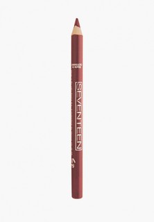 Карандаш для губ Seventeen Seventeen. т.03 водостойкий с витамином Е "Super Smooth W/P Lip Liner Натуральный