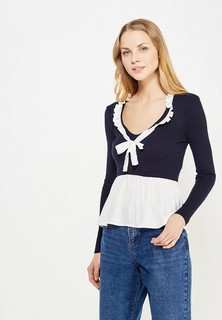 Пуловер LOST INK PEPLUM JUMPER WITH RUFFLE NECK