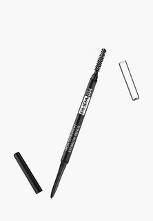 Карандаш для бровей Pupa HIGH DEFINITION EYEBROW PENCIL, тон 004 Экстра-темный