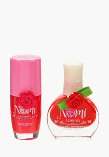 Набор косметики Nomi Лак для ногтей №01, Детский блеск для губ