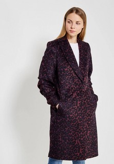 Пальто LOST INK LEOPARD SHAWL COLLAR COAT