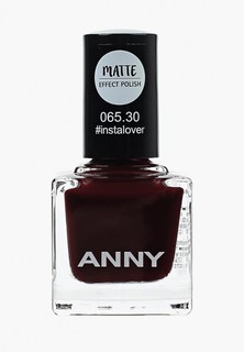 Лак для ногтей Anny тон 65.30 темно бордовый с матовым эффектом