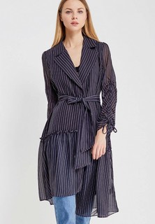 Накидка LOST INK PINSTRIPE PRINTED DRESS COAT