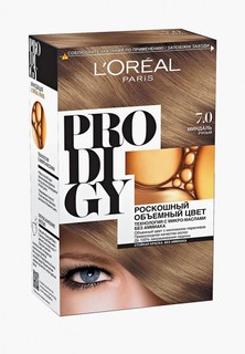 Краска для волос LOreal Paris LOreal "Prodigy" без аммиака, оттенок 7.0, Миндаль