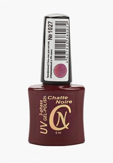 Гель-лак для ногтей Chatte Noire (трехфазный) №1027 сиреневый голографический 6 мл