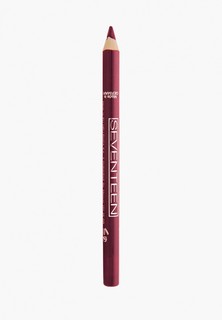 Карандаш для губ Seventeen Seventeen. т.15 водостойкий с витамином Е "Super Smooth W/P Lip Liner Кроваво красный