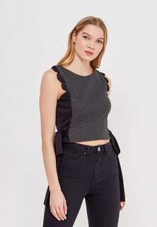 Топ Lost Ink Petite P SPOT SCALLOP TOP