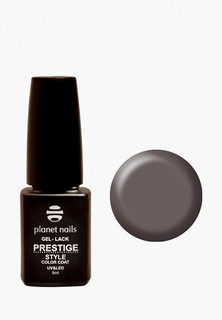 Гель-лак для ногтей Planet Nails "PRESTIGE STYLE" - 406, 8 мл мокрый асфальт