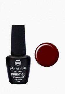 Гель-лак для ногтей Planet Nails "PRESTIGE" - 544, 10 мл темно-красный