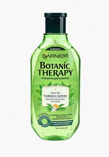 Шампунь Garnier Botanic Therapy Масло чайного дерева, цветки апельсина, алоэ вера для нормальных и склонных к жирности волос, 400 мл