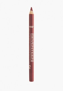 Карандаш для губ Seventeen Seventeen. водостойкий с витамином Е "Super Smooth W/P Lip Liner, тон 02 Розовый