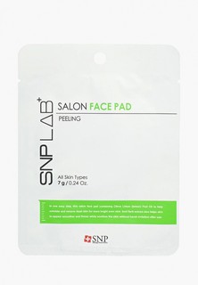 Спонж для очищения лица SNP LAB+SALON Face Pad