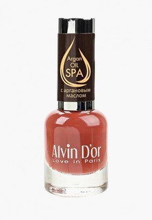 Лак для ногтей Alvin Dor SPA с аргановым маслом 15мл. Тон 5010