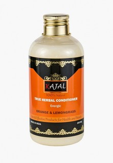 Кондиционер для волос Kajal Тонизирующий травяной "Апельсин и Лемонграсс", 200 мл