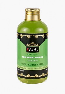 Масло для волос Kajal "Ним, Чайное Дерево, Базилик", 200 мл