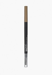 Карандаш для бровей Maybelline New York "Brow Precise Micro Pencil", карандаш + щеточка, оттенок 3 Коричневый