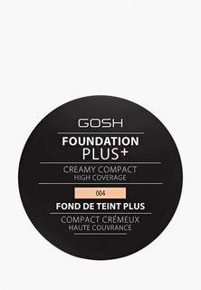Пудра Gosh Gosh! компактная кремовая Foundation Plus, 9 г, 004 натуральный